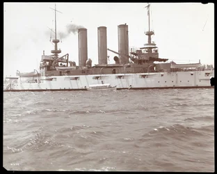 Seitenansicht der U.S.S. Maine, 1906